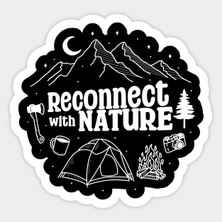 Reconnect with Nature Sticker